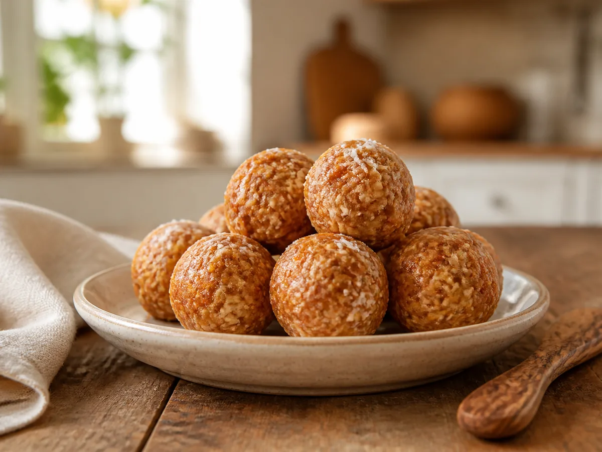 Apple Carrot Energy Balls