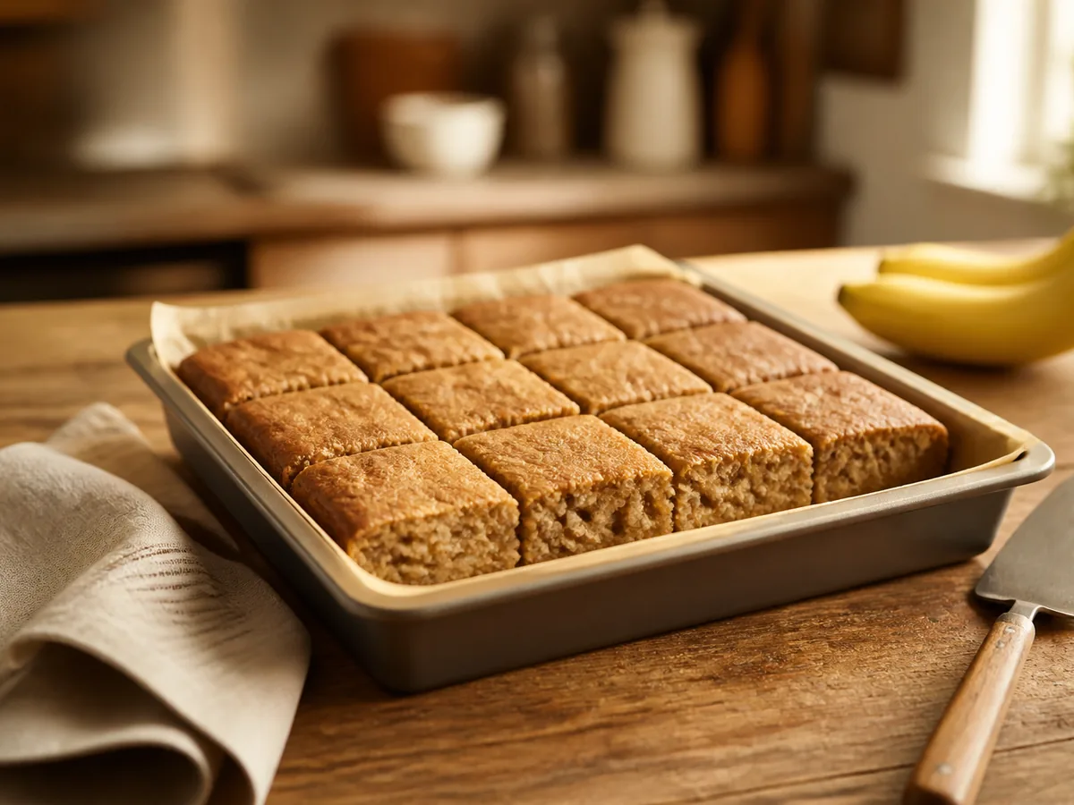 Banana Cinnamon Graham Squares