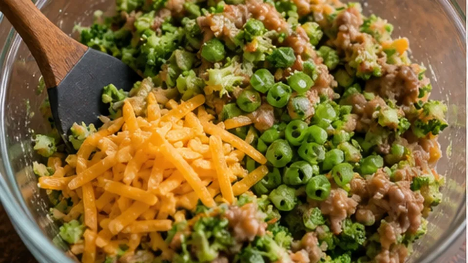 Fill and fold the tortillas for Broccoli Cheddar Bean Quesadillas