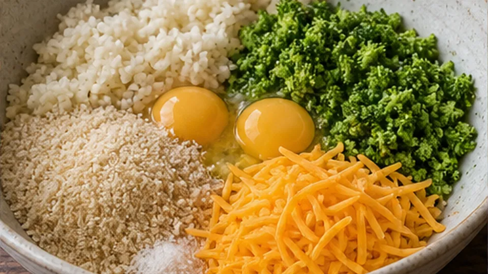 Chop the steamed broccoli for Broccoli Cheddar Rice Lunchbox Balls