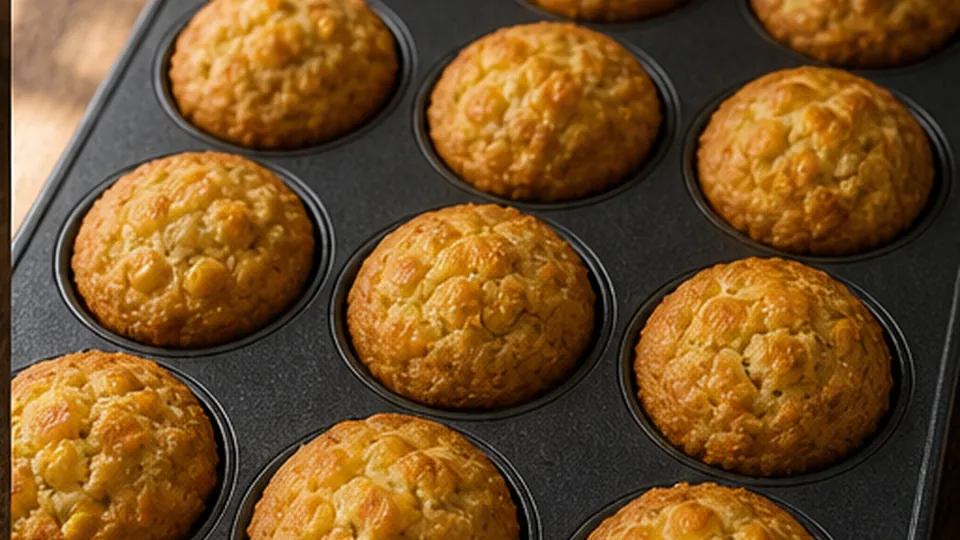 Cool and pack for lunch for Chicken Cornbread Lunchbox Muffins