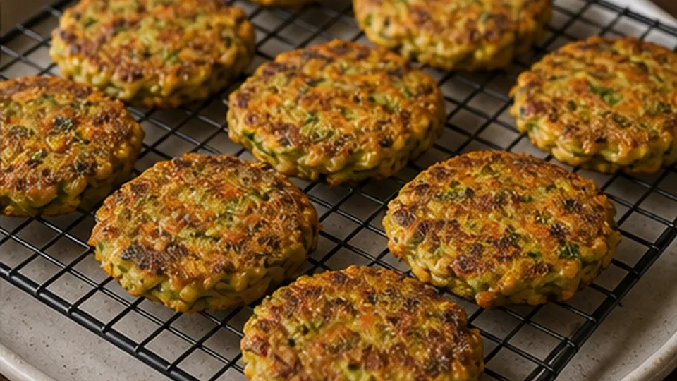 Hold warm and repeat for Chickpea Flour Vegetable Pancakes
