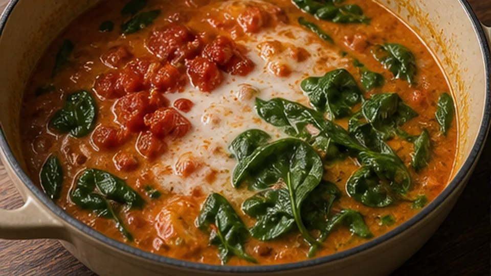 Simmer the coconut sauce for Cod Coconut Curry Bowls