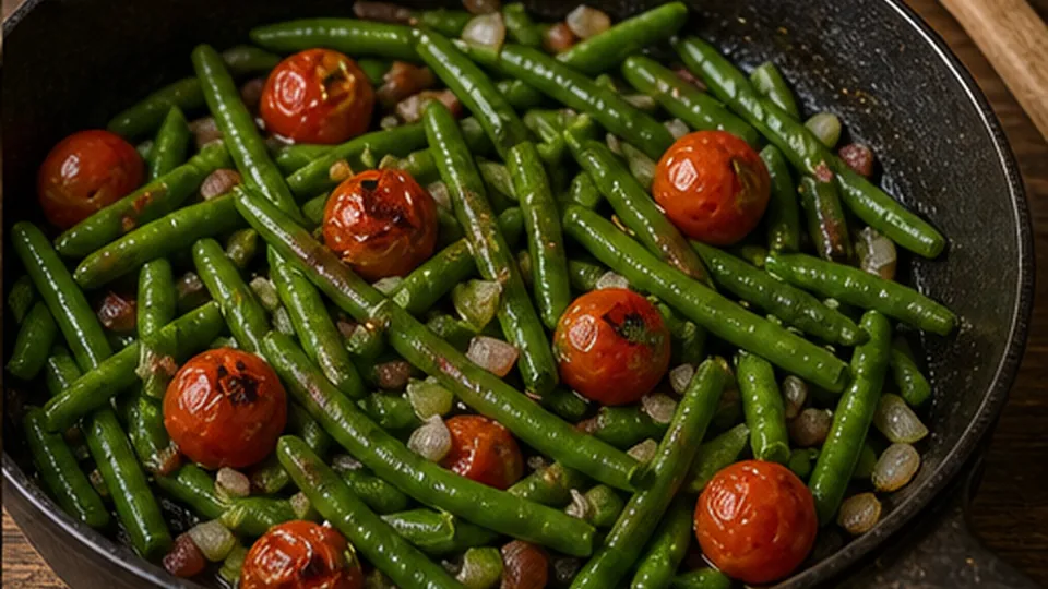 Cook beans and tomatoes for Cod Lemon Herb Couscous