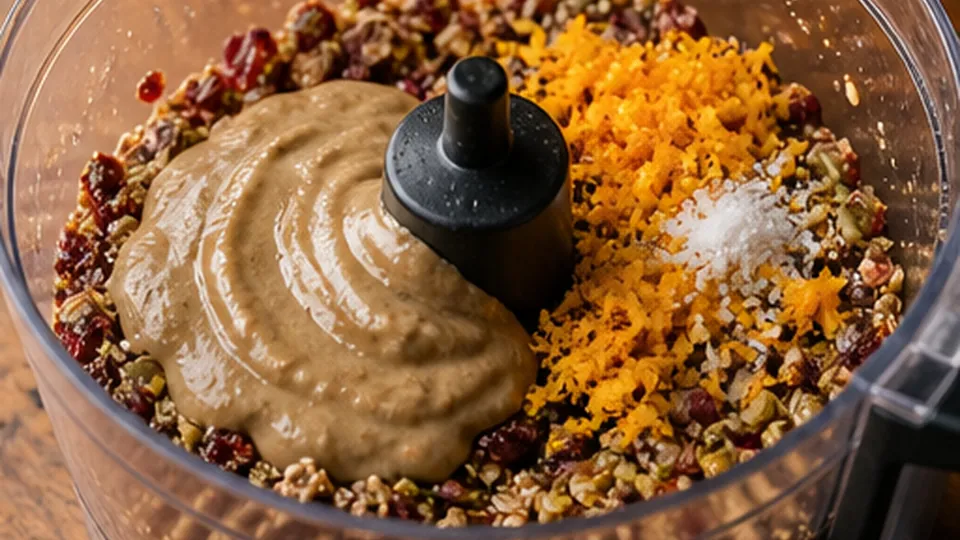 Add butter and zest for Cranberry Orange Pumpkin Seed Bites