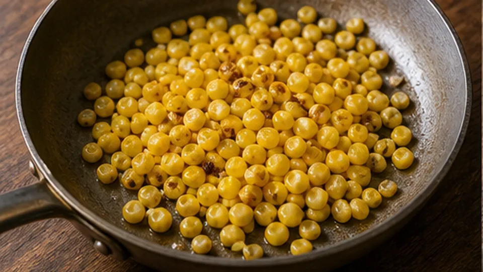 Cook until no grit remains for Creamy Polenta with Fresh Corn