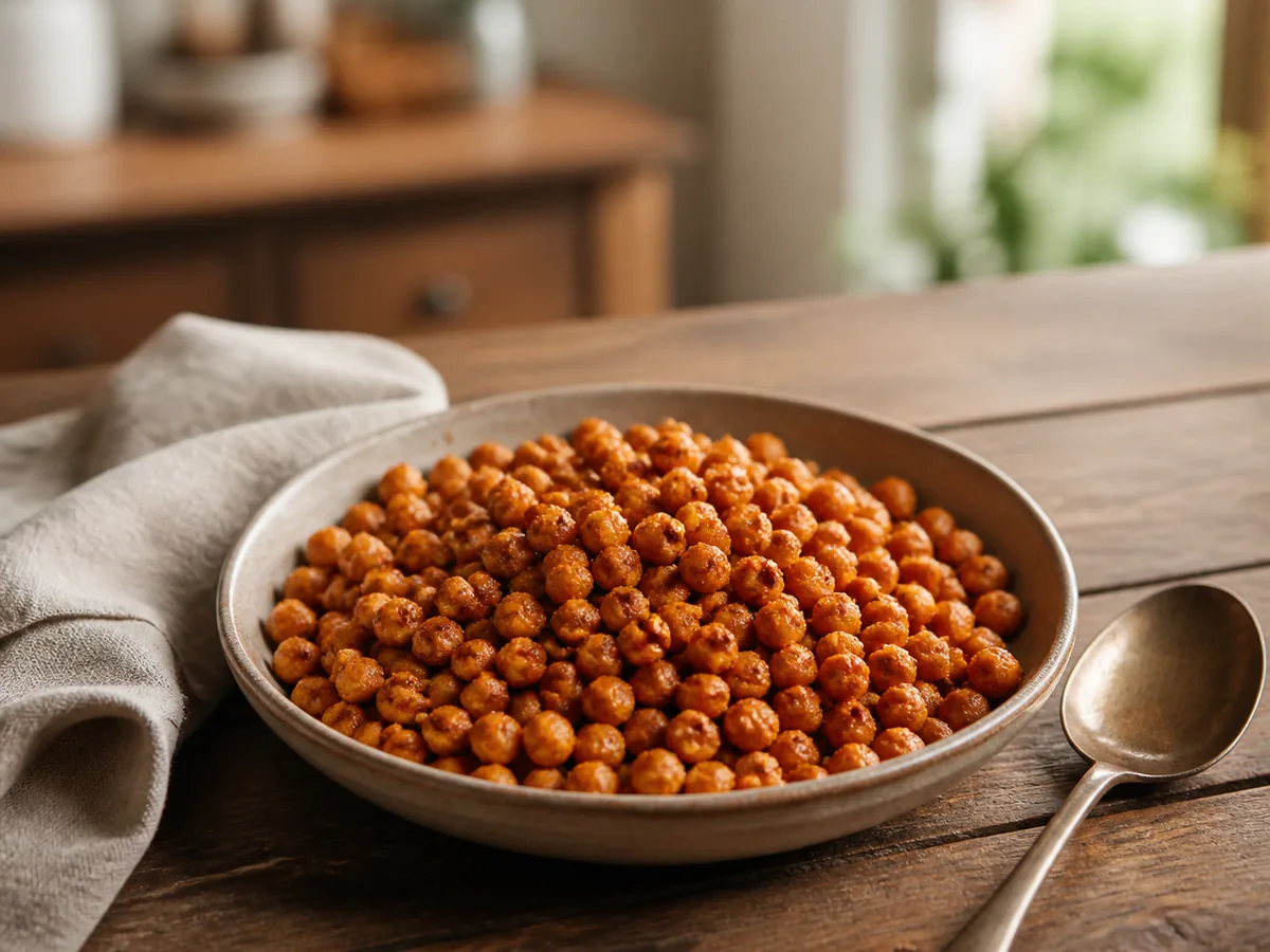 Crispy Baked Chickpeas