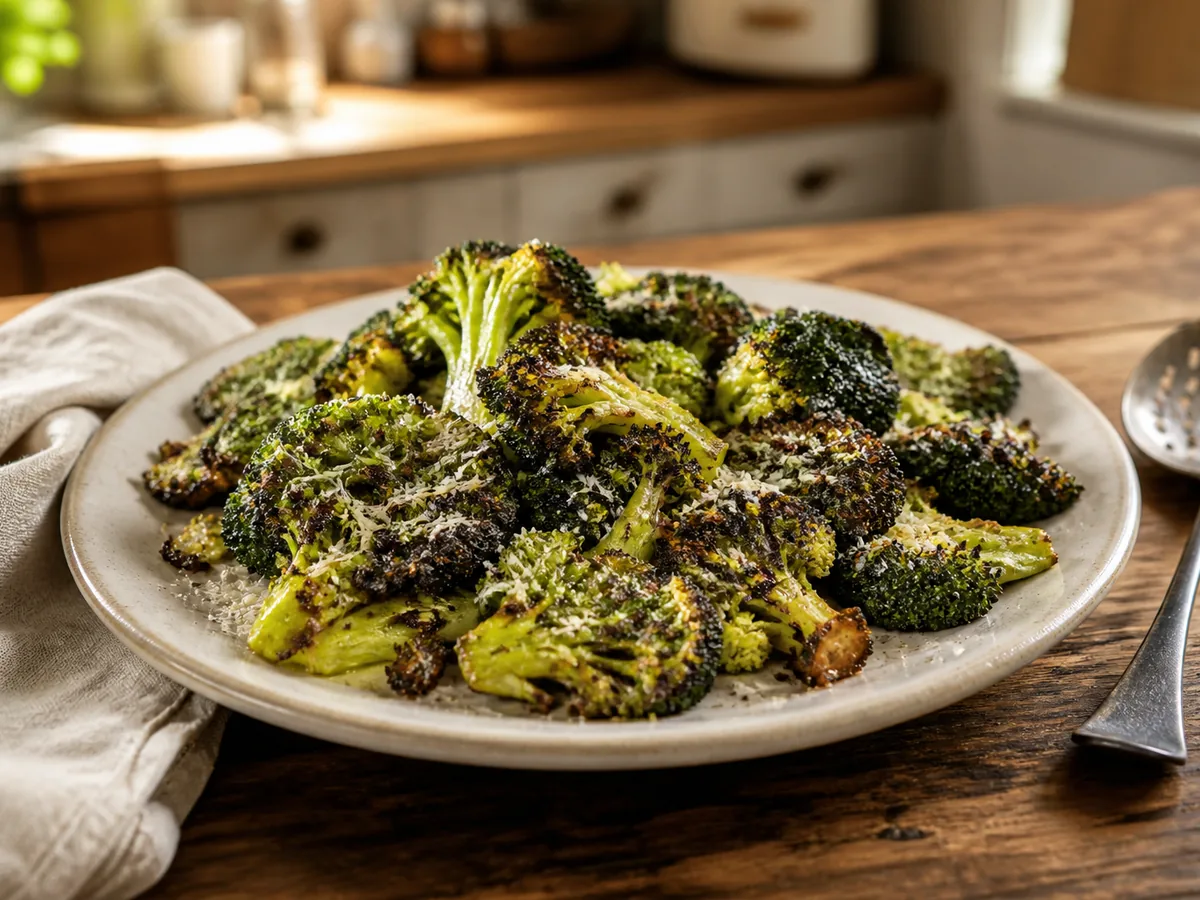 Crispy Smashed Broccoli