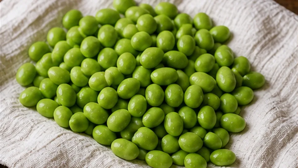 Pulse beans before avocado for Edamame Avocado Dip