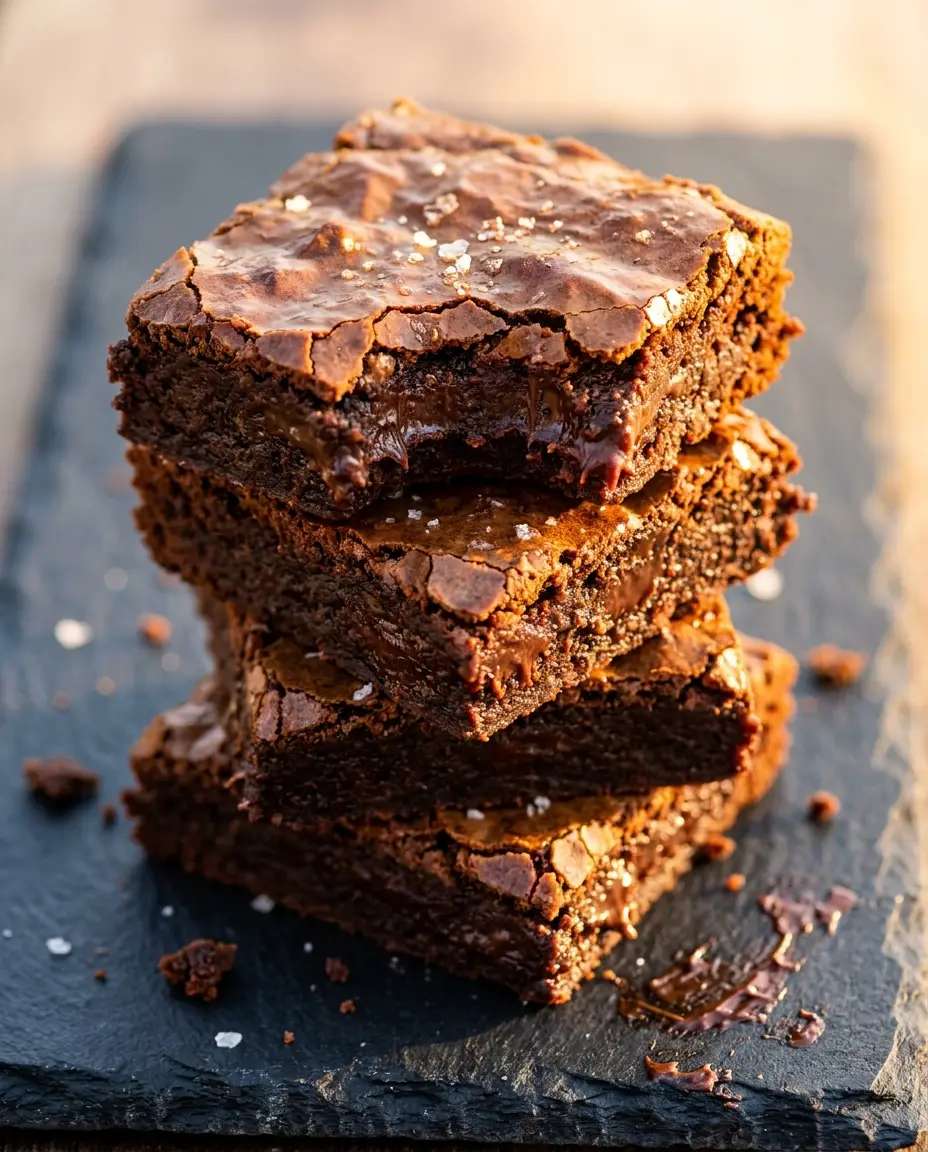 Fudgy One-Bowl Brownies