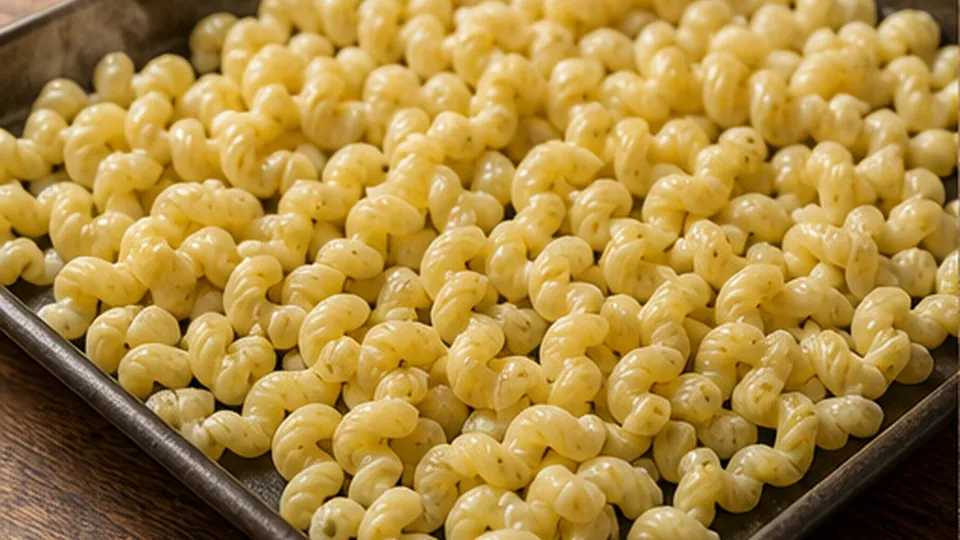 Heat oven and grease cups for Mini Chicken Pesto Pasta Muffins