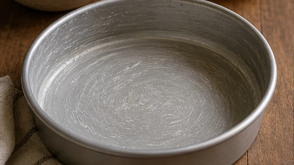 Grease the pan and preheat for Orange Pistachio Yogurt Cake