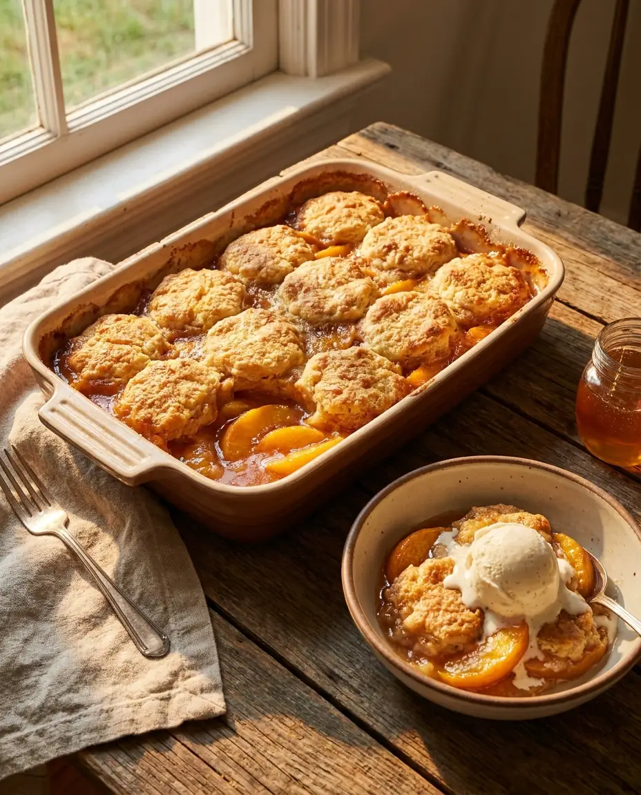 Southern Peach Cobbler