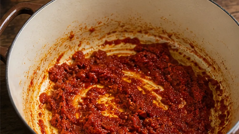 Blend the pepper-bean sauce for Roasted Red Pepper White Bean Pasta