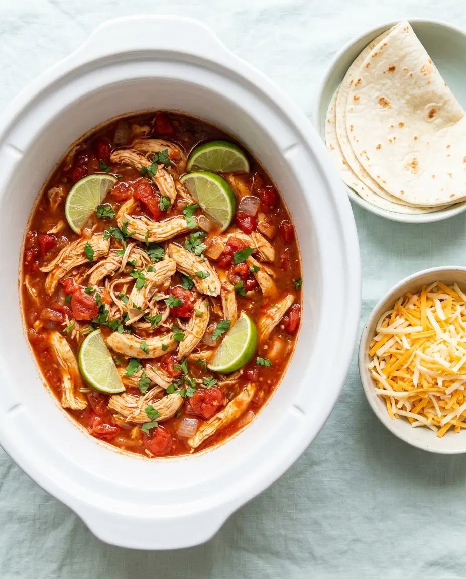 Slow Cooker Salsa Chicken