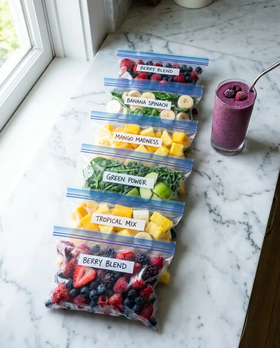Smoothie Packs for School Mornings