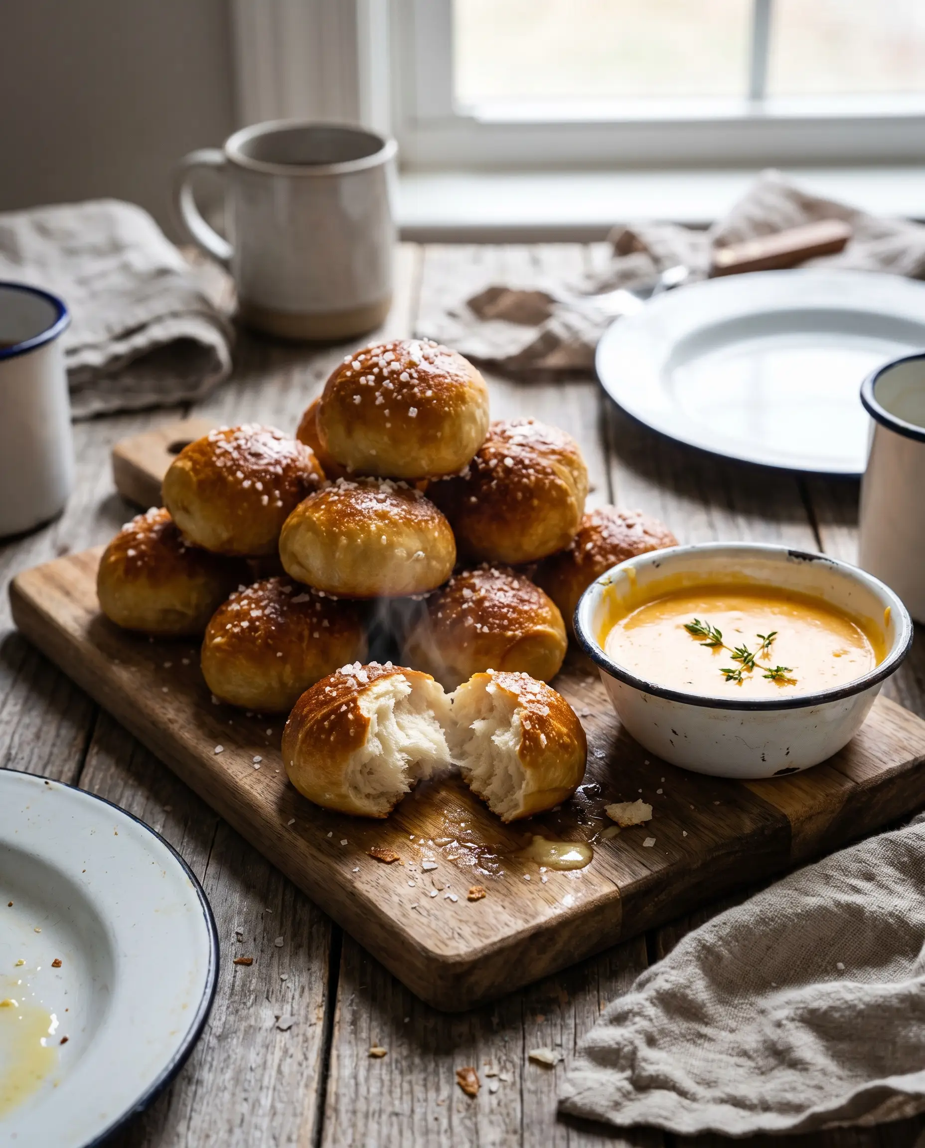 Homemade Soft Pretzel Bites