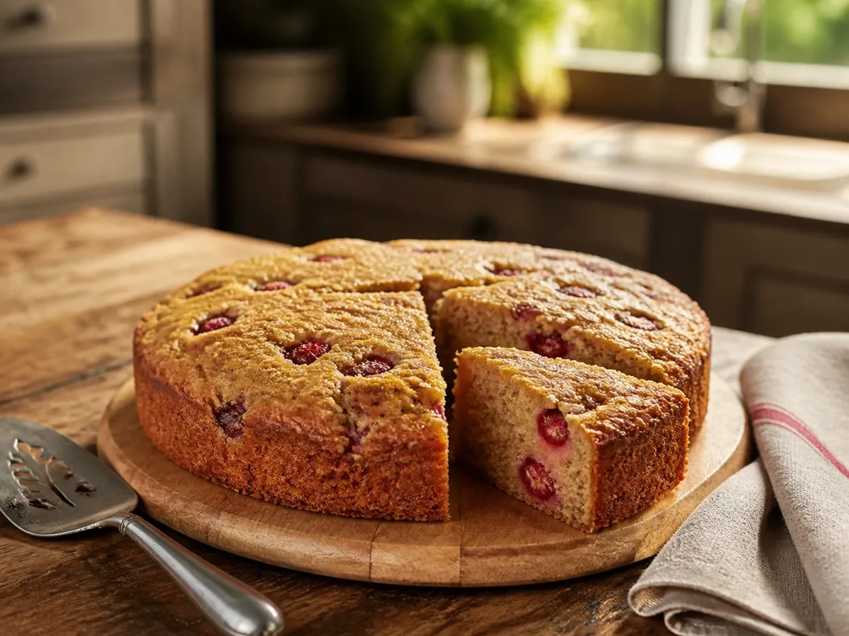 Strawberry Balsamic Cornbread