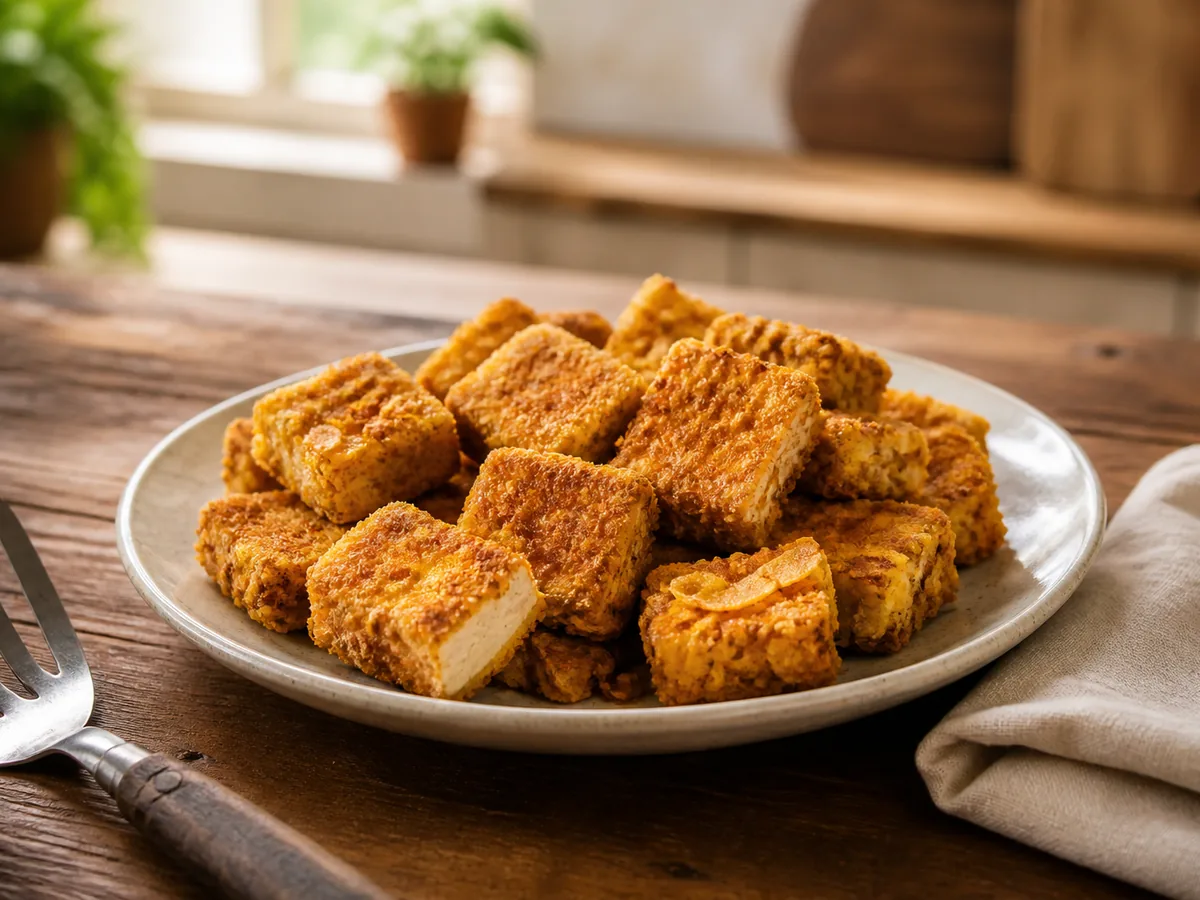 Cornflake-Crusted Tofu Nuggets