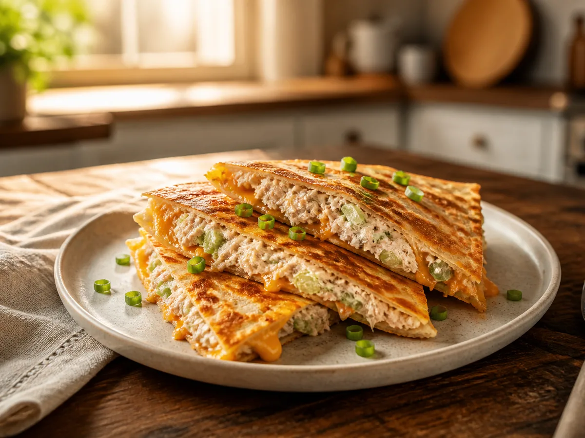 Tuna Melt Quesadillas