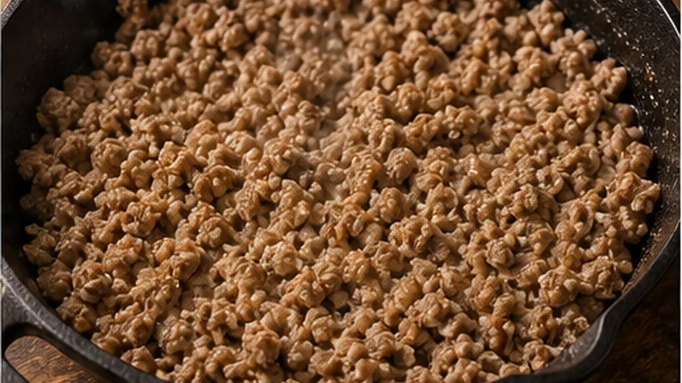 Brown the turkey for Turkey Tamale Pie