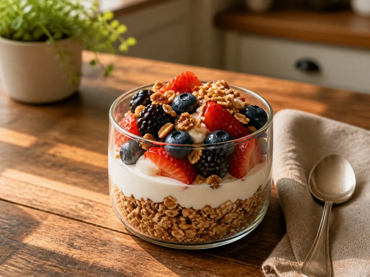 Yogurt Granola Breakfast Cups